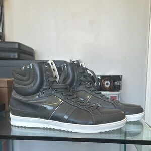 Stylish Black High-Top Sneakers